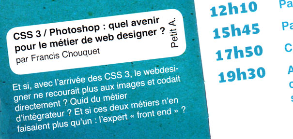 Programme Paris Web Programme Paris Web